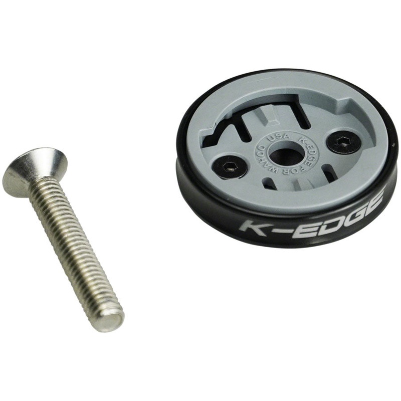 K-EDGE Wahoo Gravity Stem Cap Mount Wahoo Bolt Wahoo ELEMNT computers BLK