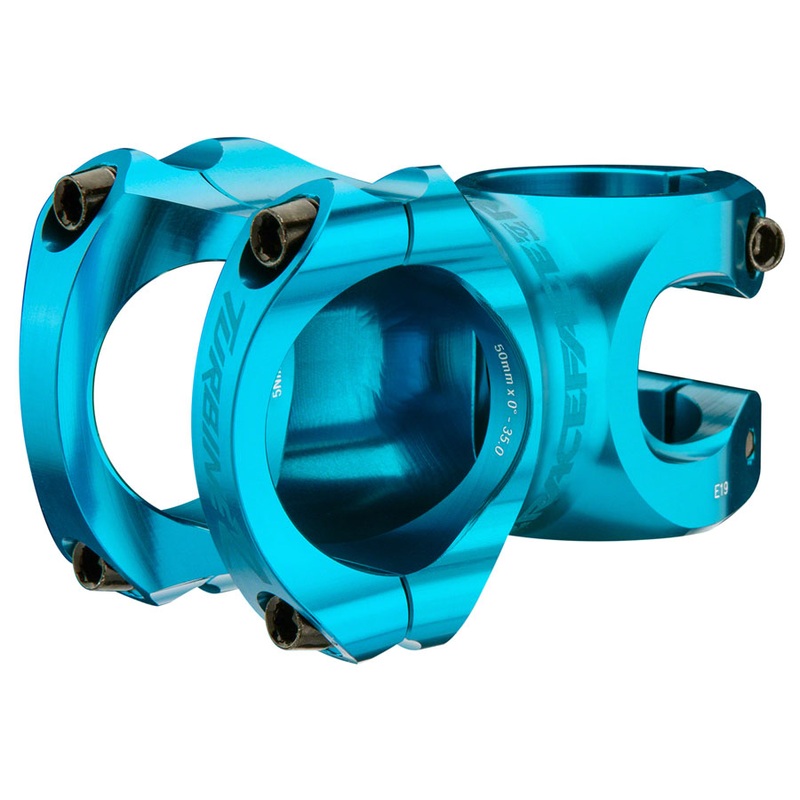 RaceFace Turbine R 35 Stem – 40mm, 35mm Clamp, +/-0, 1 1/8″, Turquoise