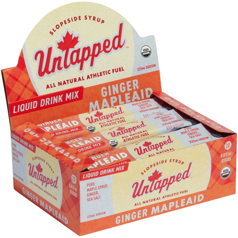 UnTapped Mapleaid Drink Mix – Ginger Liquid Concentrate Box of 20 Single Serve