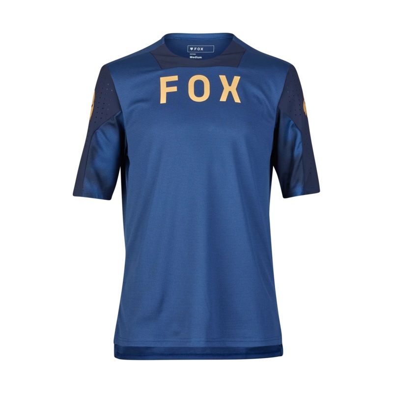 Fox Racing Defend Short Sleeve MTB Jersey – Taunt – Indigo Indigo Small