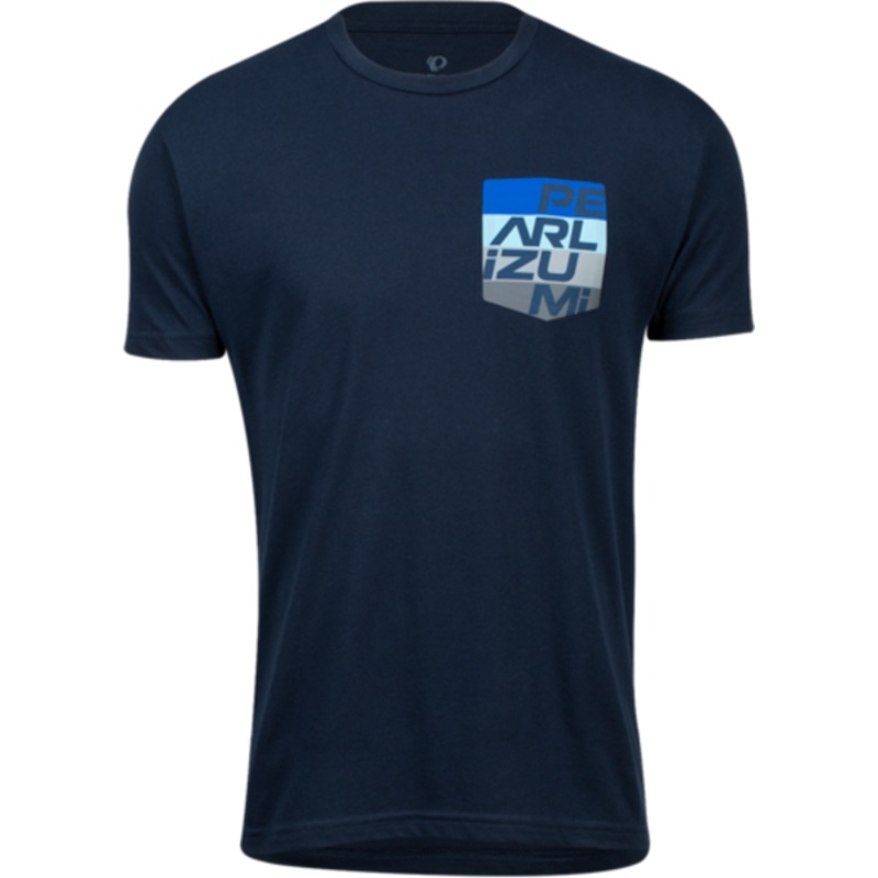 Pearl Izumi Pocket Tee Shirt – Aspect Pocket – Midnight Navy Midnight Navy Medium