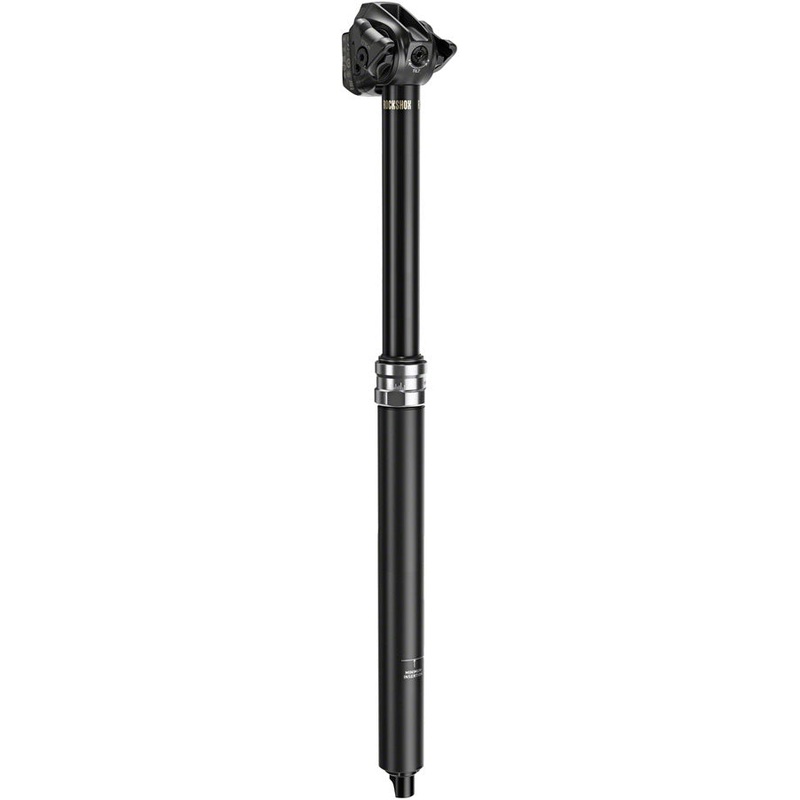 RockShox Reverb AXS Dropper Seatpost – 34.9mm, 100mm, Black, A1, w/ AXS Remote