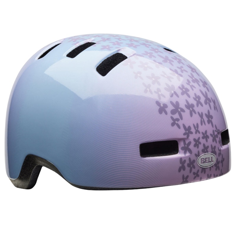 Bell Lil Ripper Child Helmet – Daisy – Gloss Light Blue Daisy – Gloss Light Blue Universal Child – 48-55CM