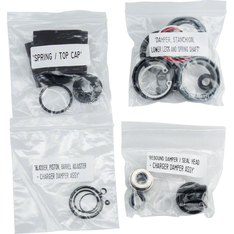 RockShox BoXXer Team Charger Damper Full Service Kit with Upgraded Sealhead, B1