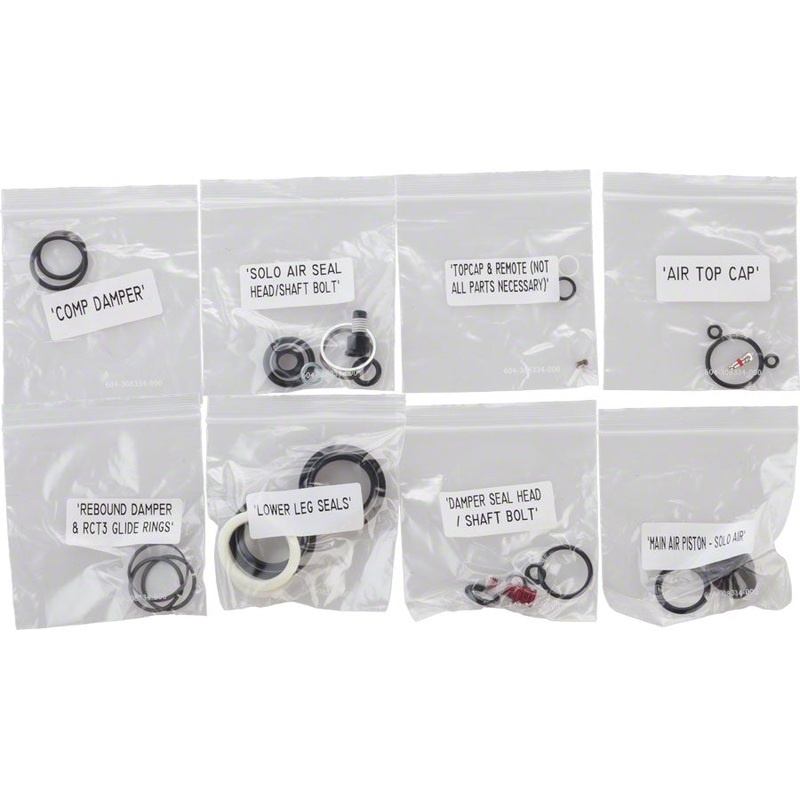 RockShox Fork Service Kit, Full: SID / Reba (2013-2016), Solo Air, A2-A3
