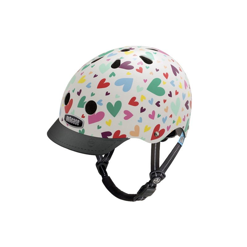 Nutcase Little Nutty Happy Hearts Helmet Multi X-Small