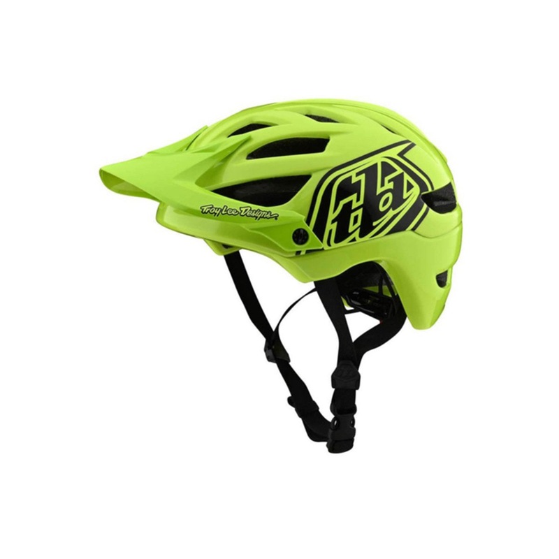 Troy Lee Designs A1 MTB Helmet – Youth – Drone – Glo Green – 2021 Glo Green One Size