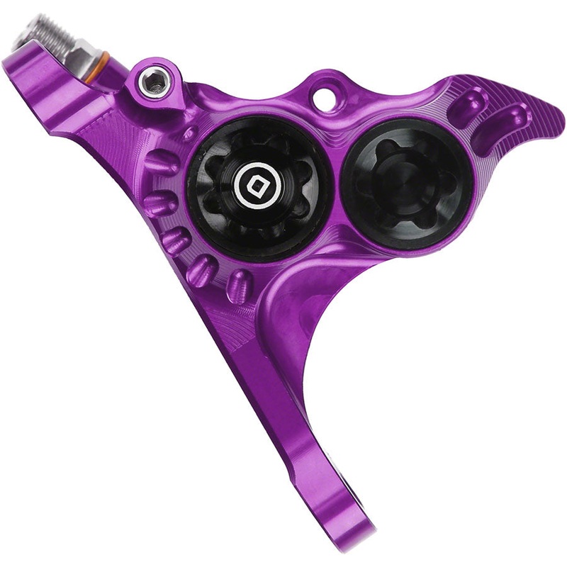 Hope RX4+ Disc Brake Caliper – Flat Mount Front +20mm DOT Type Purple