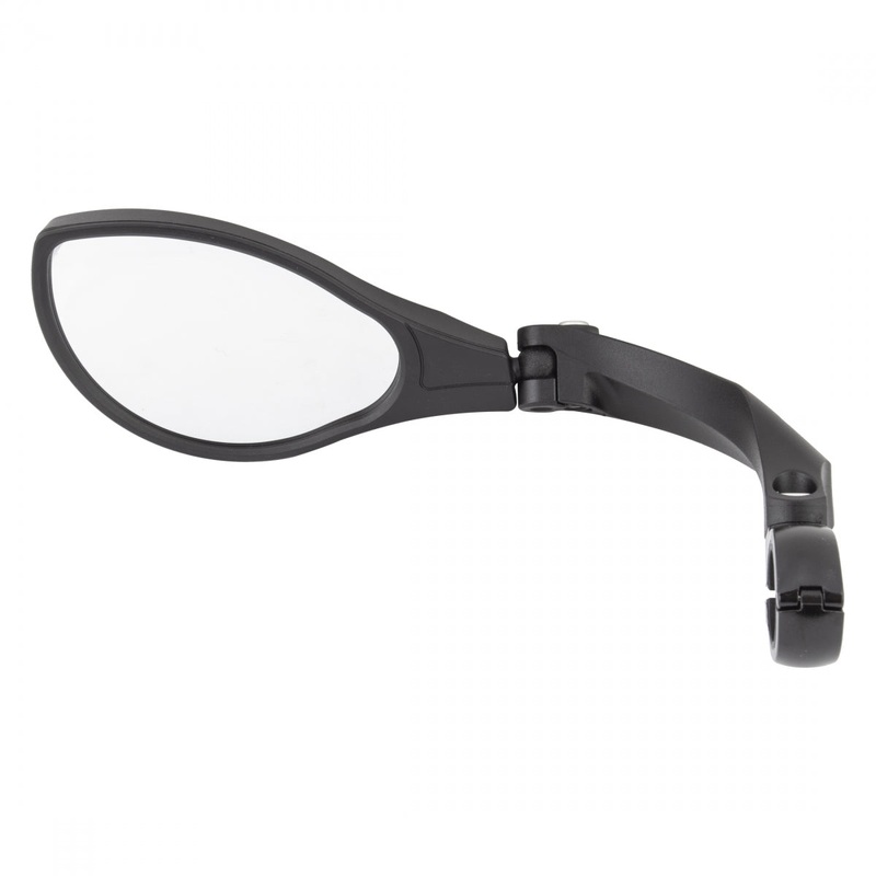 Sunlite High Impact Nylon Clamp-On Bike Mirrors  Adjustable, Anti-Glare, Heavy-Duty Cycling Accessories for Left or Pair Options Left